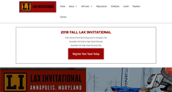 Desktop Screenshot of laxinvitational.com