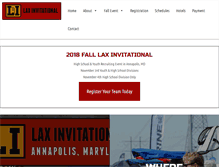 Tablet Screenshot of laxinvitational.com